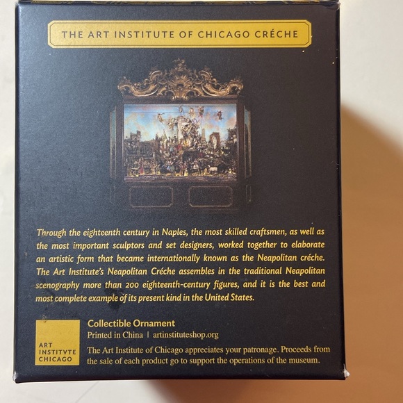 THE ART INSTITUTE OF CHICAGO CRÉCHE COLLECTIBLE ORNAMENT - Picture 6 of 7